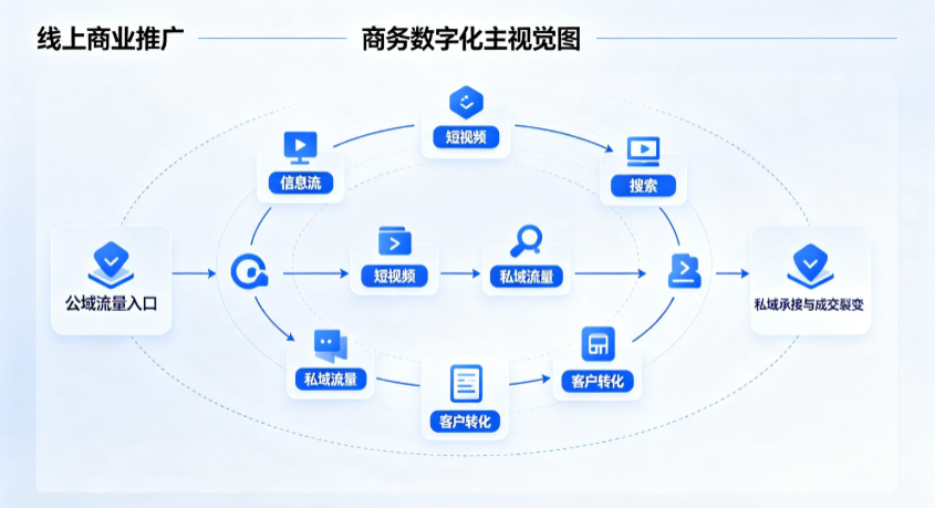 石泉县线上商业推广怎么做？全域流量闭环搭建与低成本转化实战指南